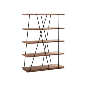 Matassa Bookcase - Black/Walnut