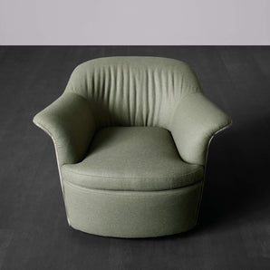 كرسي بذراعين Mathilde 010 - Cuoio 033/Fabric (St. Moriz 005)