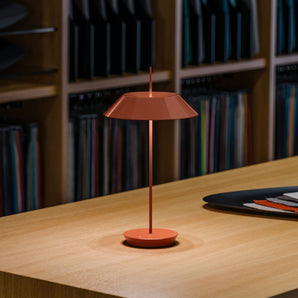 Mayfair Mini 5495 Portable Table Lamp - Terra Red