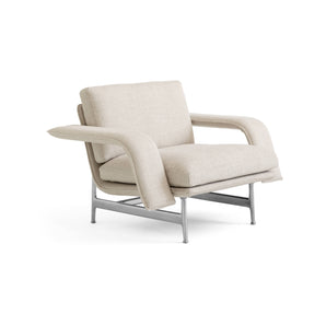 Meantime AV29 Armchair - Polished Aluminum/Fabric 4 (Ecriture 0210)