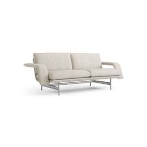 Meantime AV30 Sofa - Polished Aluminum/Fabric 4 (Ecriture 0210)