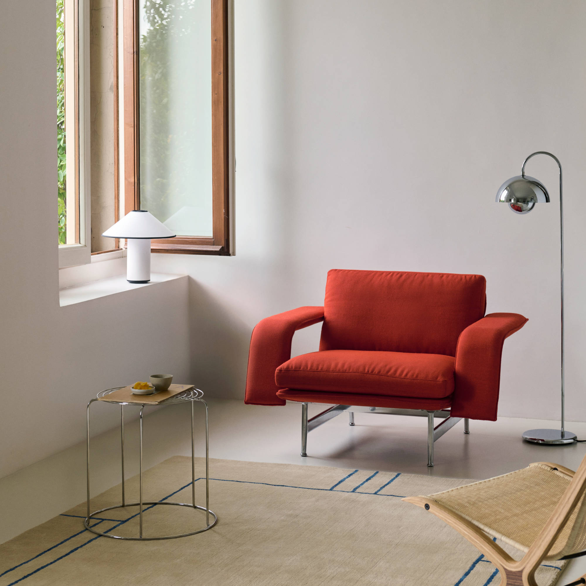 Meantime AV29 Armchair - Warm Black/Fabric 2 (Fiord 0571)-3