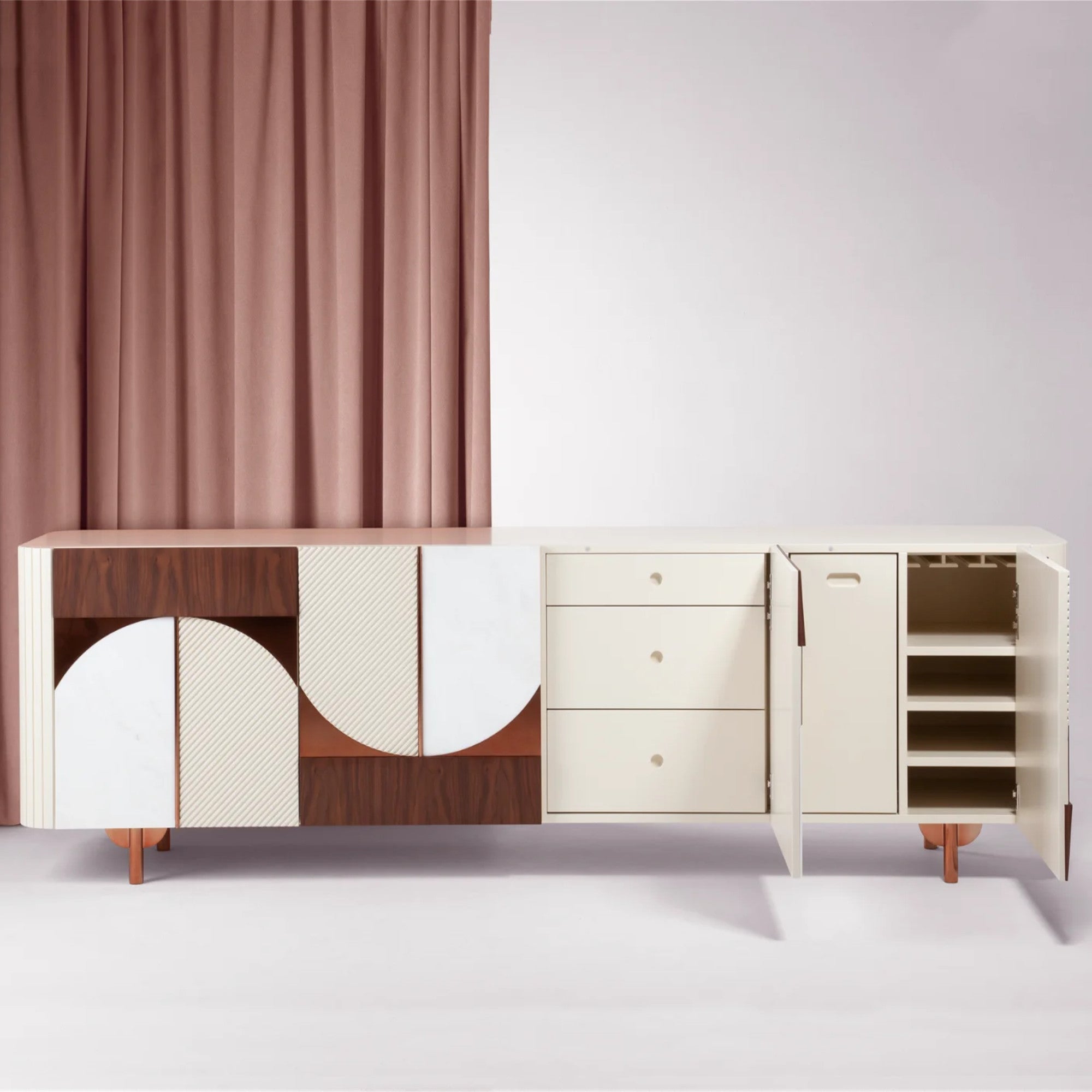 Metropolis 250 Sideboard - Ivory-2