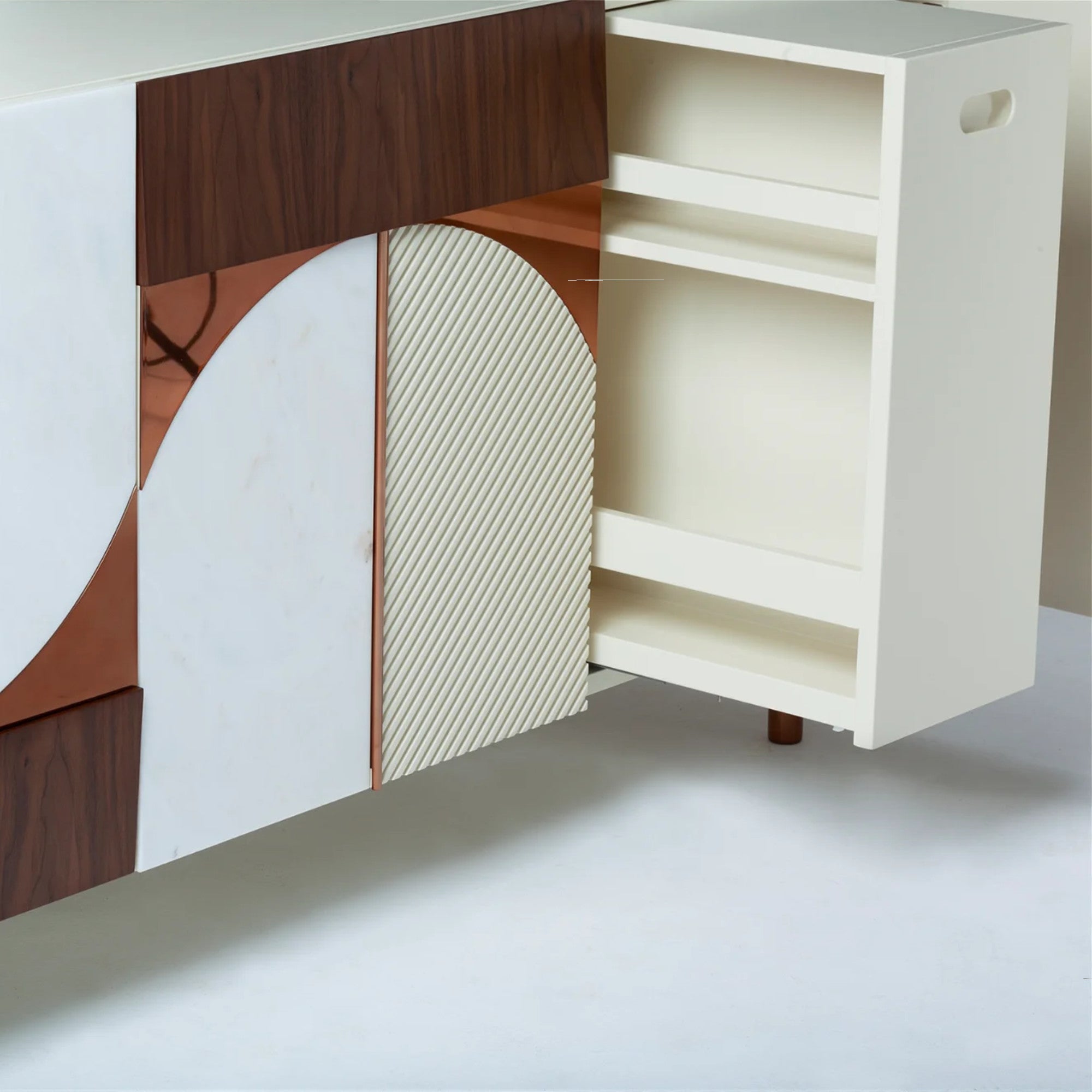 Metropolis 250 Sideboard - Ivory-5