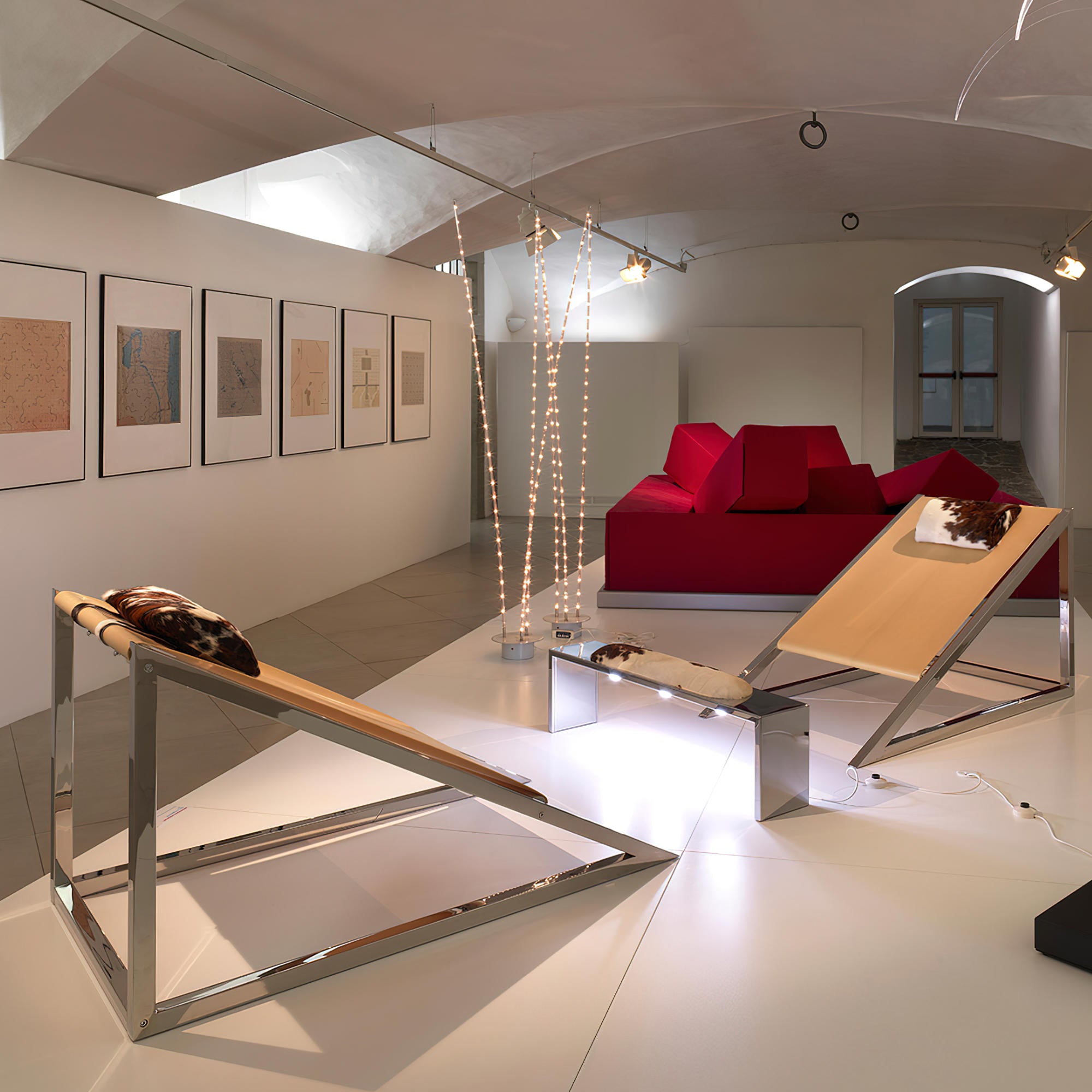 Mies Armchair with Footstool-4