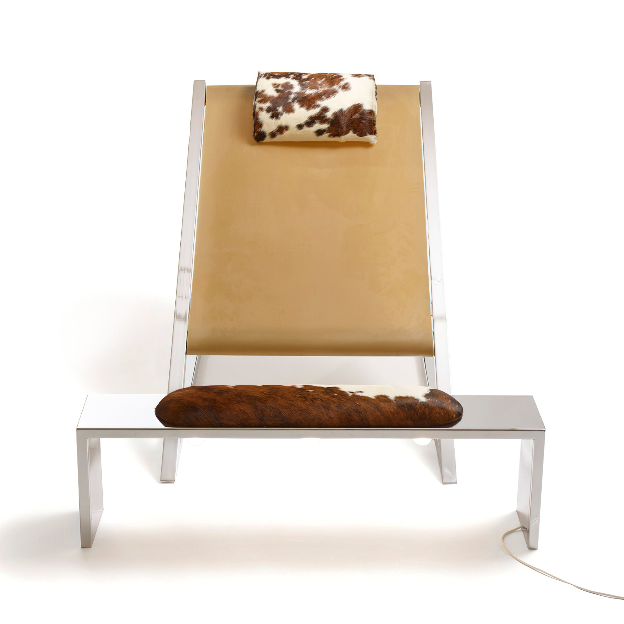 Mies Armchair with Footstool-3