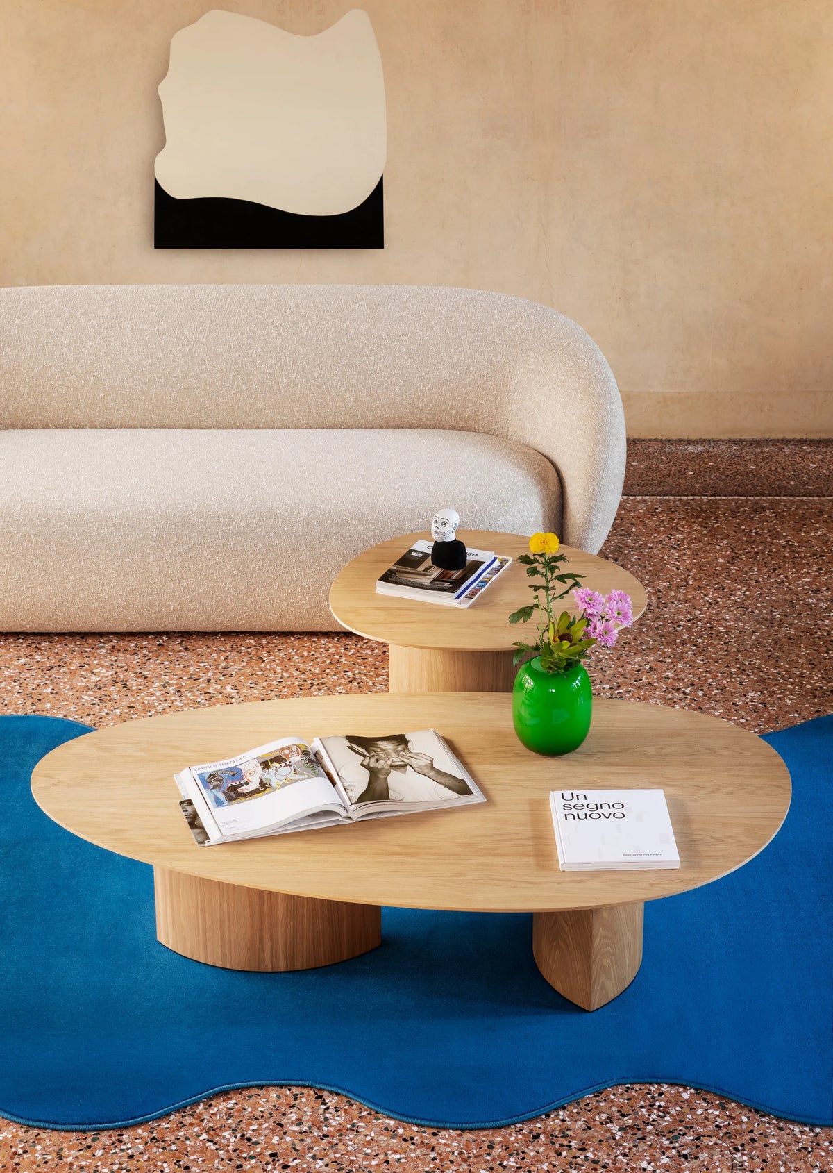 Plautino TS 56 Coffee Table - Flamed Oak-3