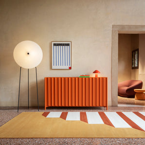 Rificolona LS 150 Floor Lamp - Black/White Moon