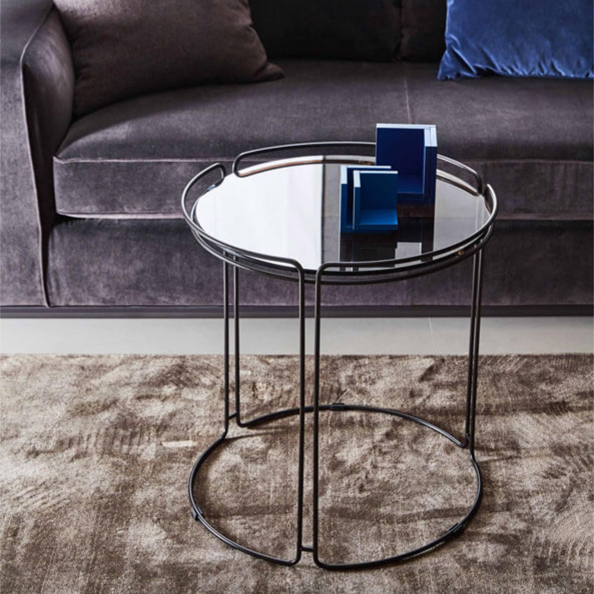Monolith OJTA02 Outdoor Side Table - Bronze Glass (VE02)-2