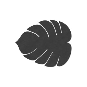 Monstera Leaf Large Table Mat - Nupo Black