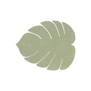 Monstera Leaf Large Table Mat - Nupo Olive Green