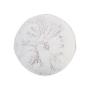 Moon Cheese Platter - Swirl White/Clear