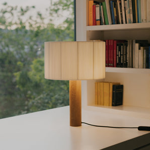 Moragas Table Lamp - Sapele