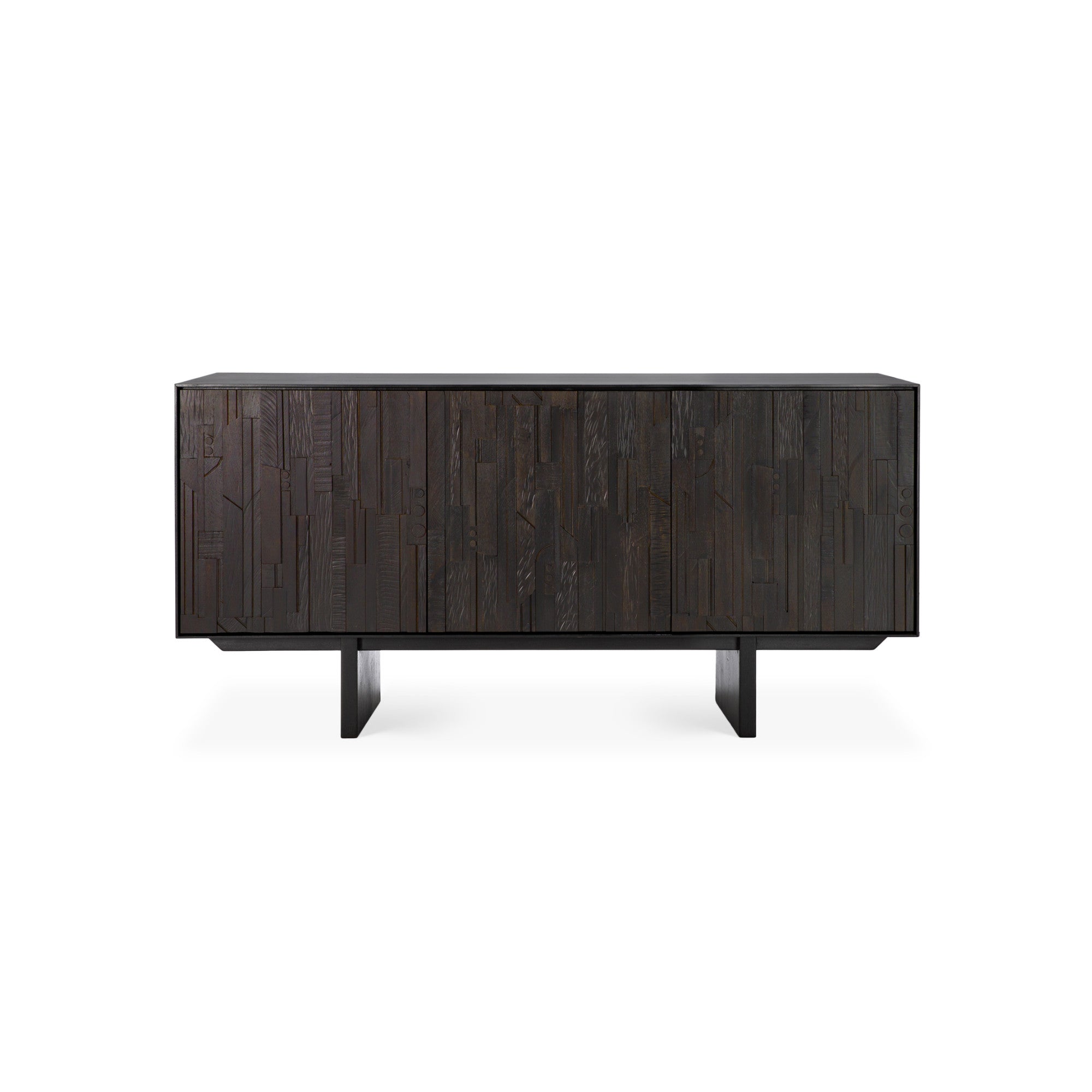 Mosaic 10072 Sideboard - Teak Off Black-1