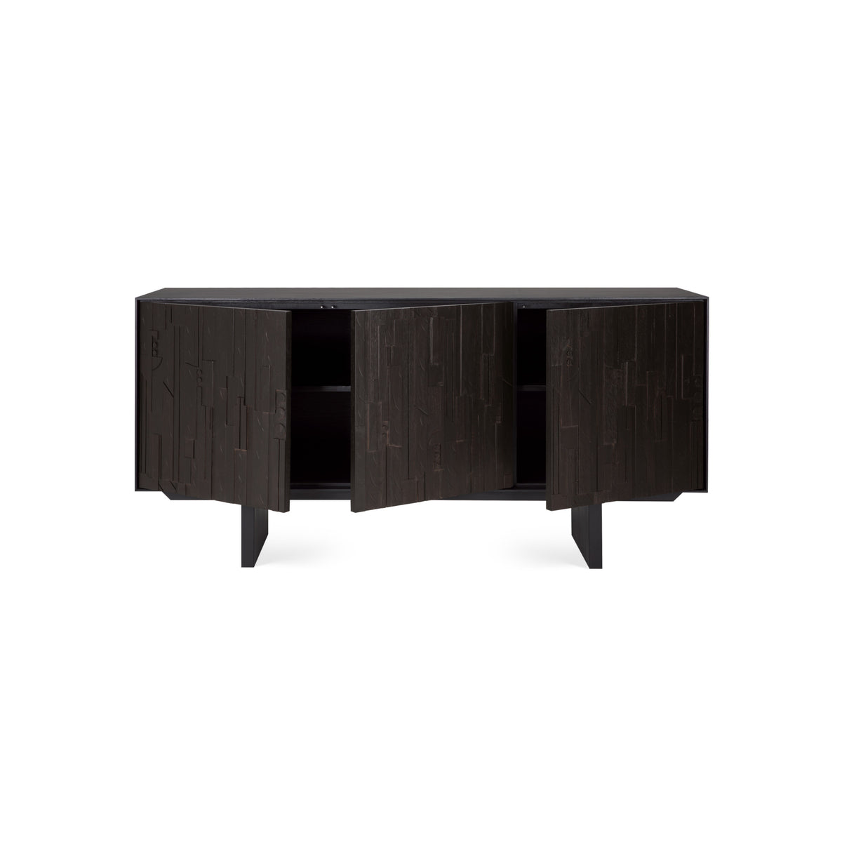Mosaic 10072 Sideboard - Teak Off Black-5