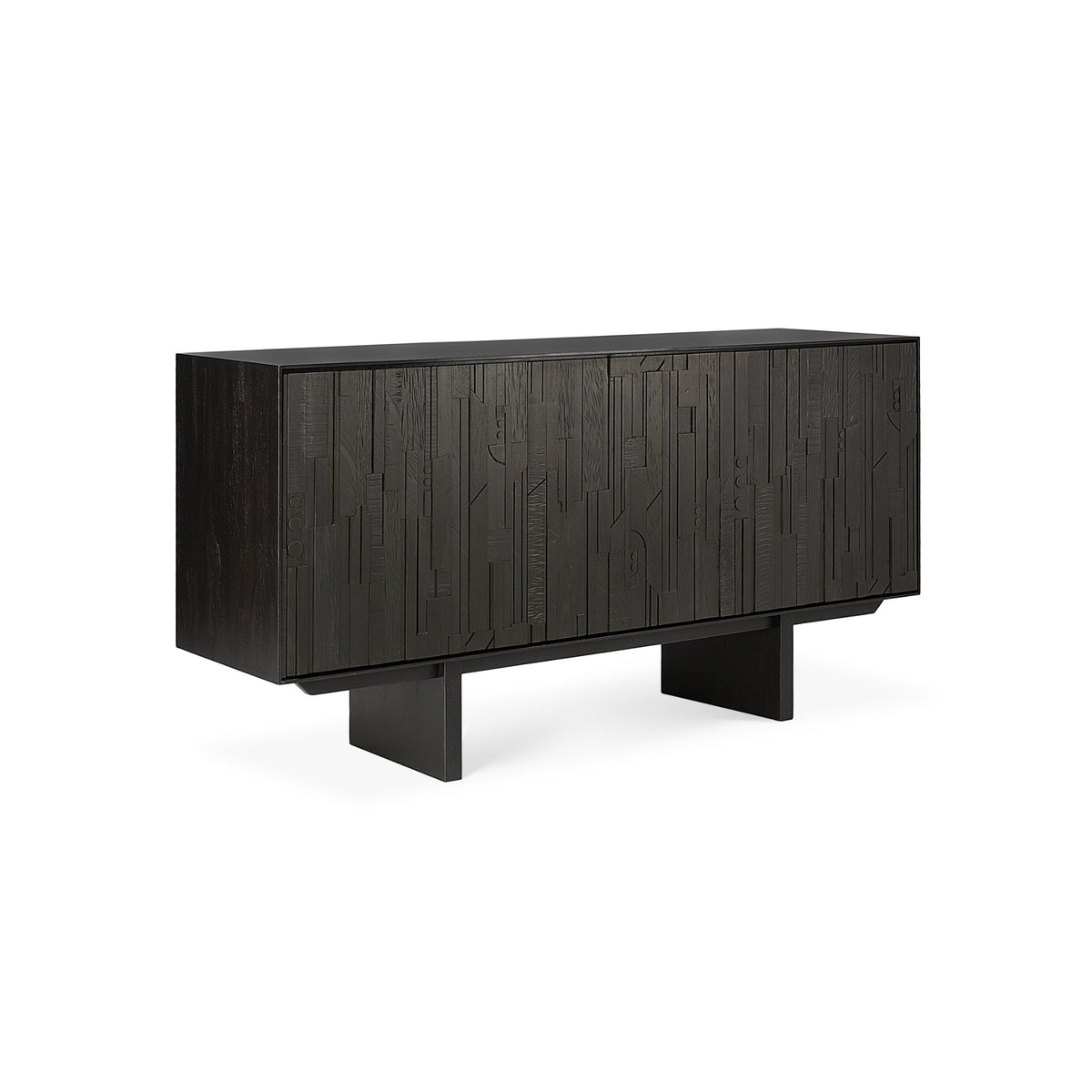 Mosaic 10072 Sideboard - Teak Off Black-6