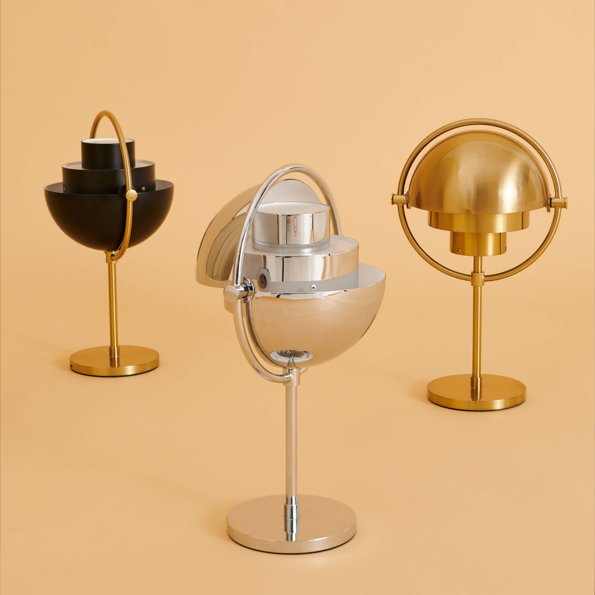 Multi-Lite 60921 Portable Table Lamp - Chrome