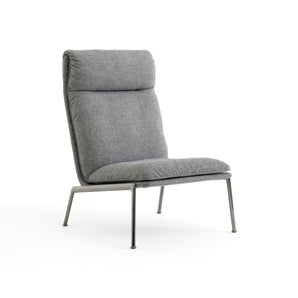 Muno LN16 Armchair - Dark Chrome/Fabric 3 (Hallingdal 0126)