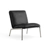 Muno LN18 Armchair - Dark Chrome/Leather (Noble Aniline)
