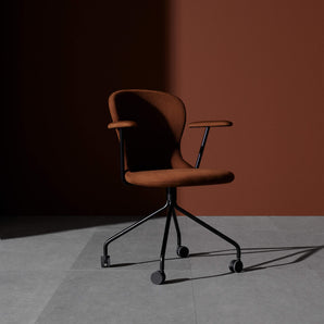 Myko Office Task Chair - Black/Fabric G (Vidar 363 Kvadrat)