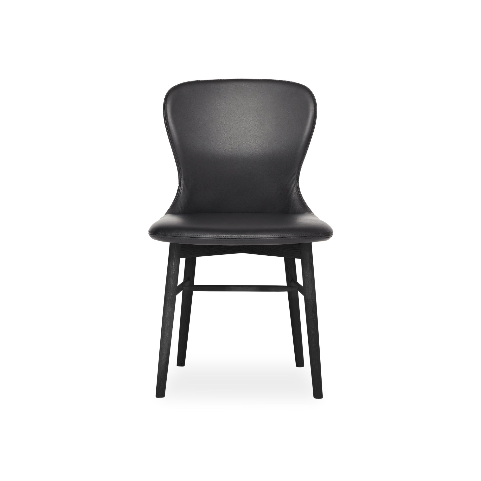 Myko Dining Chair - Leather Elmosoft 3 (Black 99999)-3