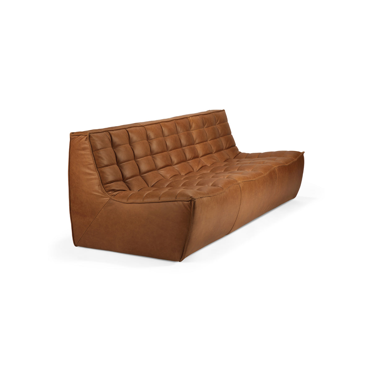 N701 20084 Sofa - Leather (Old Saddle)-3