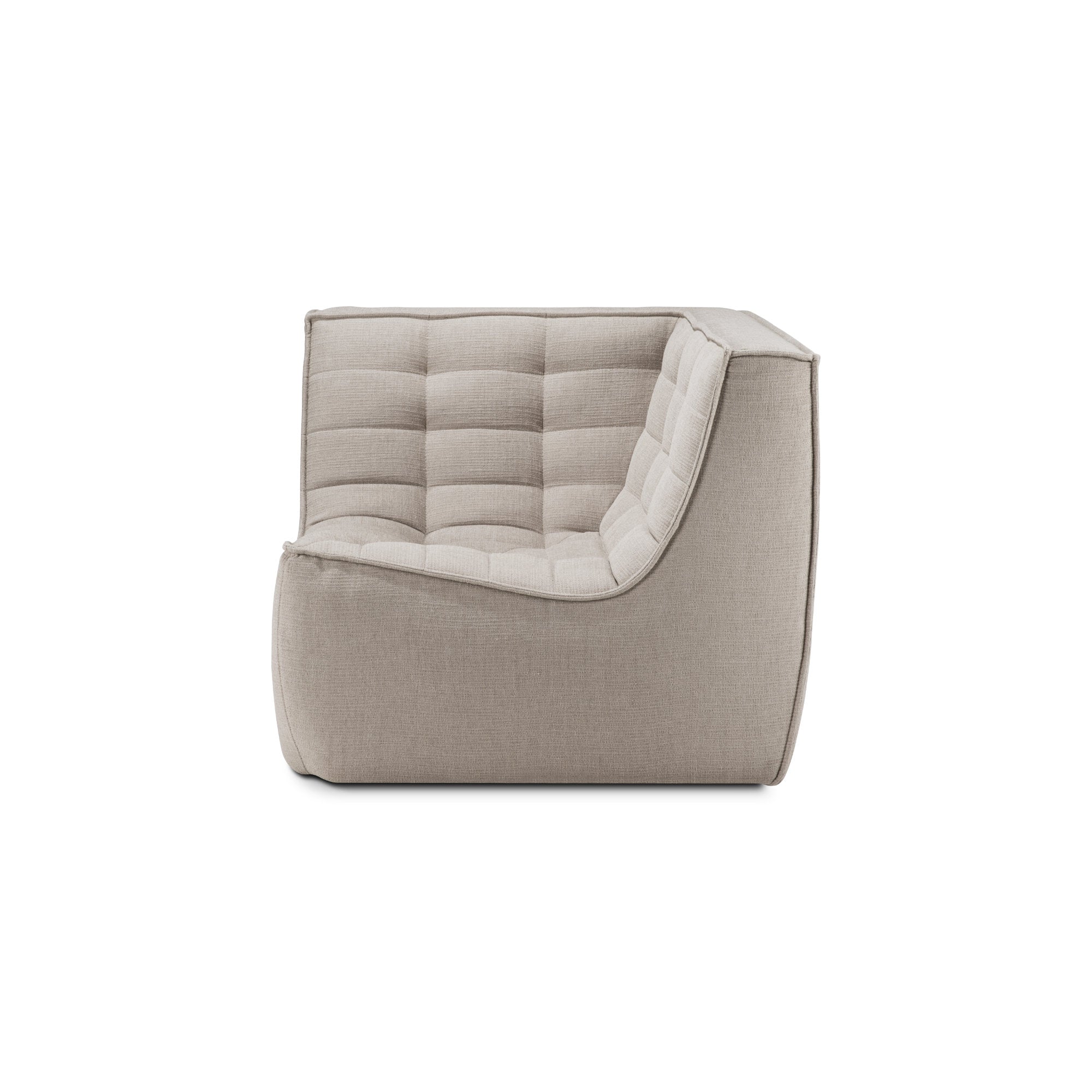 N701 20209 Square Corner - Fabric (Beige)-3