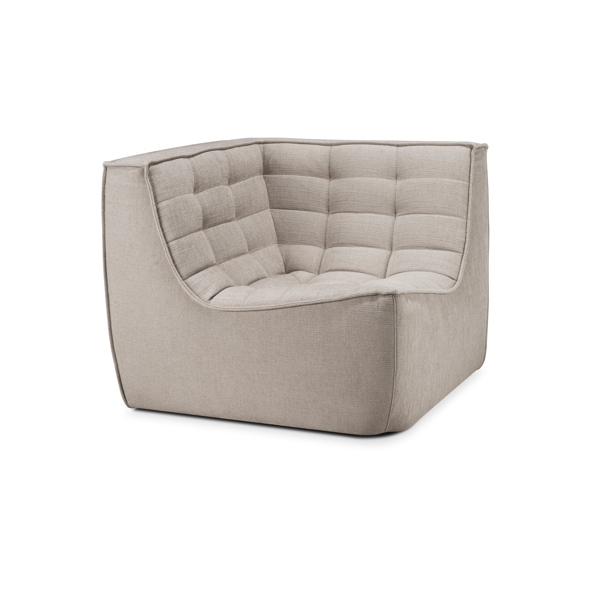 N701 20265 Square Corner - Fabric (Ecru Eco)-3