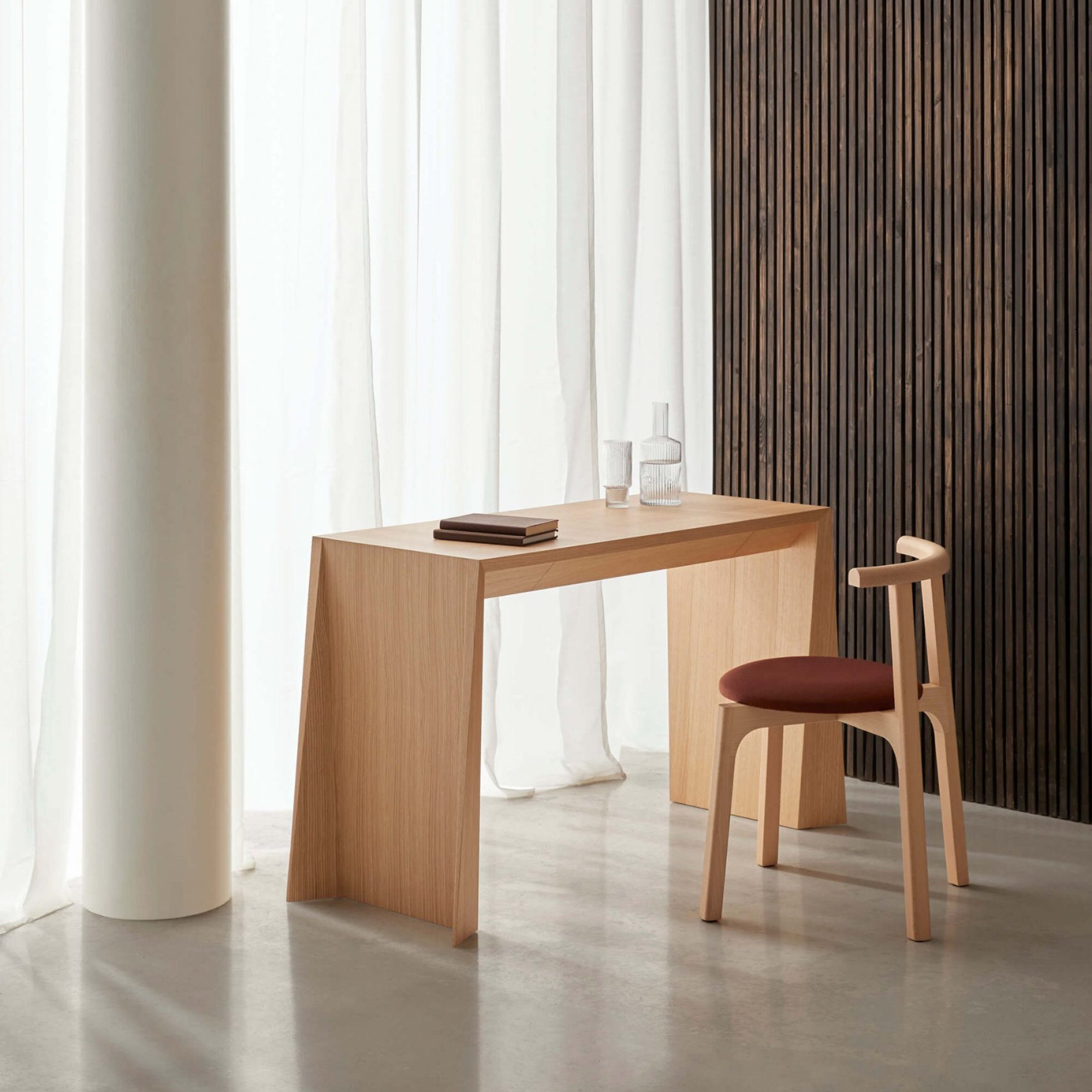 Naruk NY-33 Console - Natural Oak-2