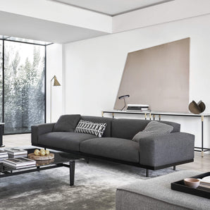 Naviglio 4904.11927 Sofa - Graphite/Wenge/Leather Super (Perla 01)