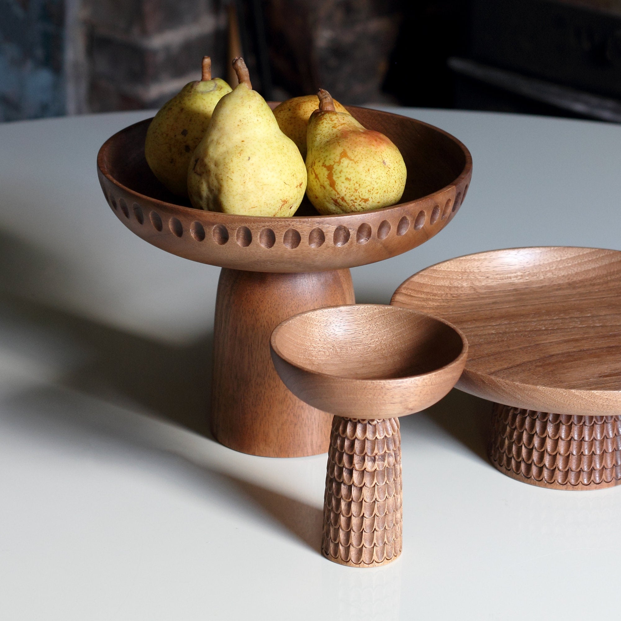 Nera Bowl - Small/Walnut Beeswax-2