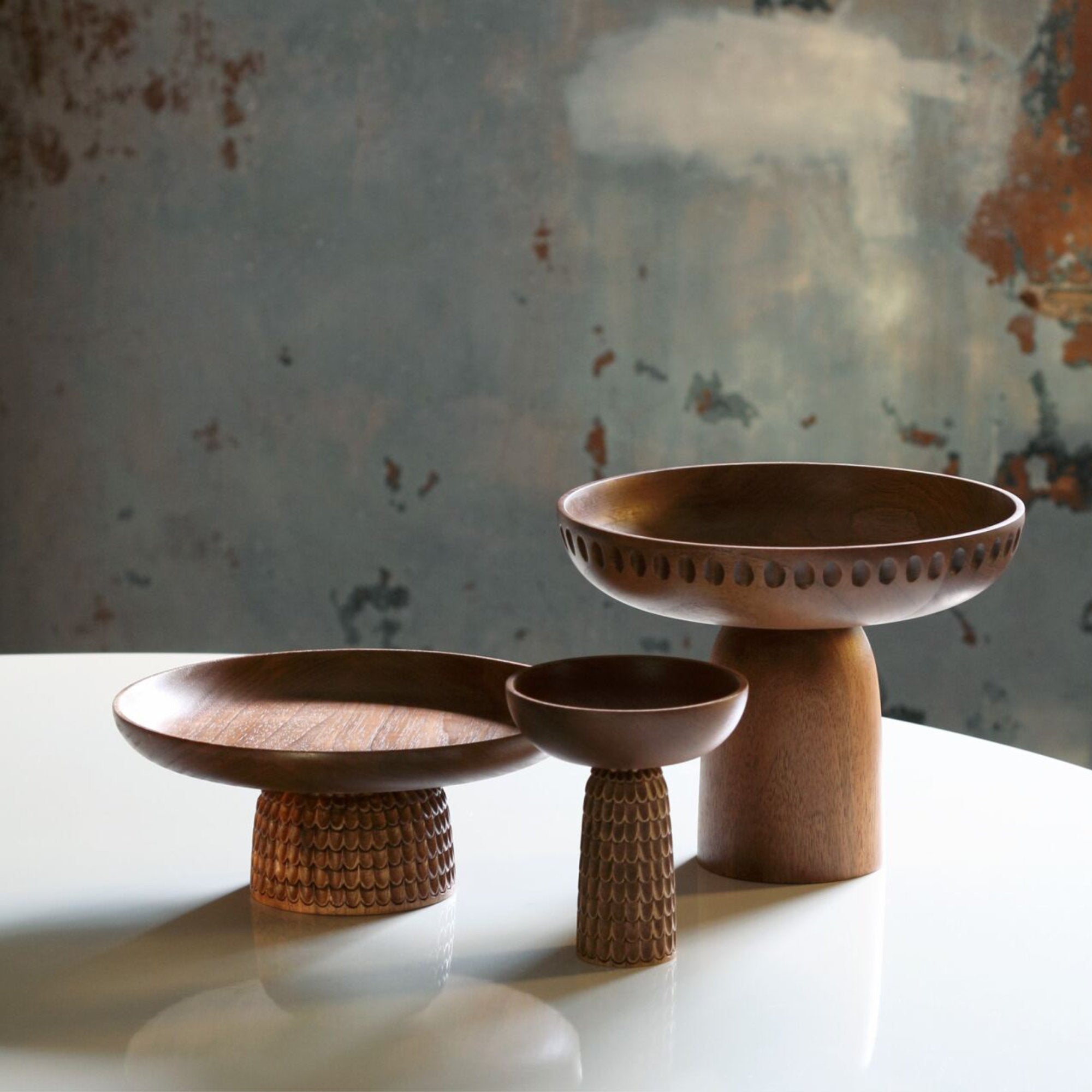 Nera Bowl - Small/Walnut Beeswax-3