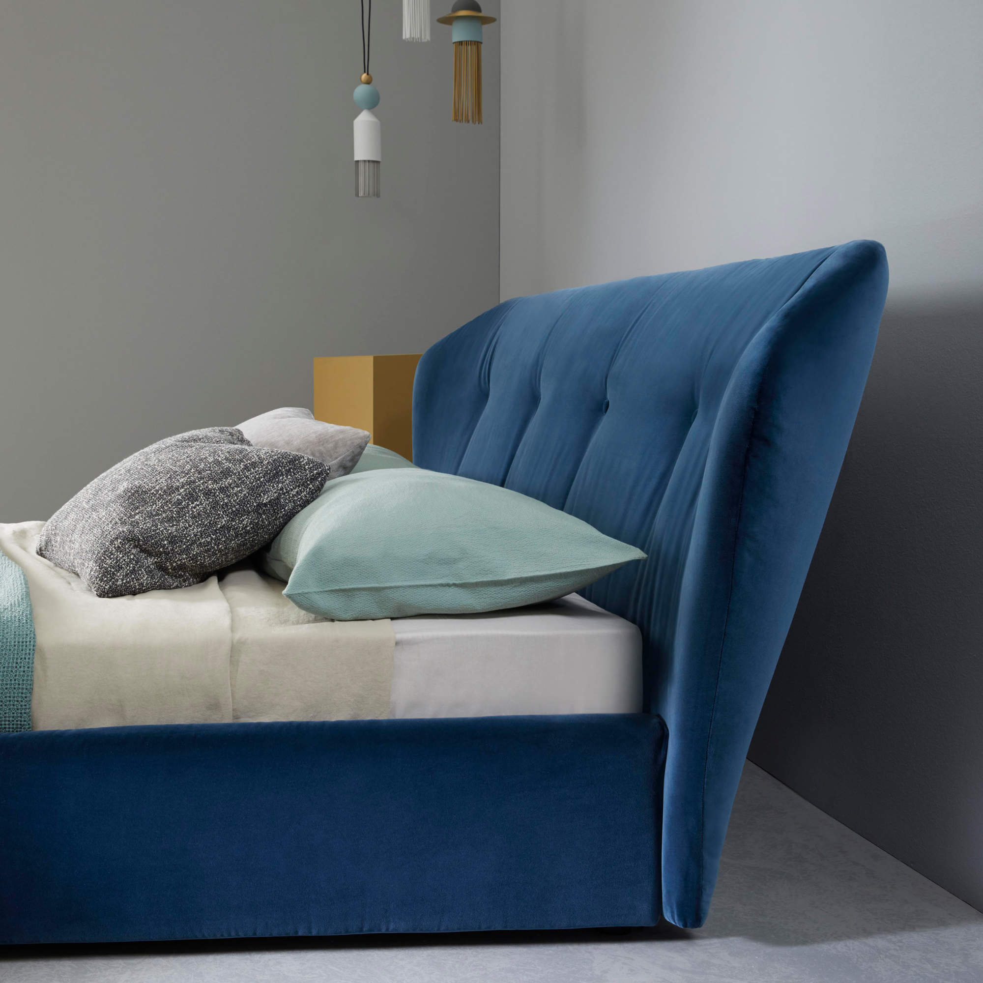 New York Box 180 Bed - Fabric Top (Lario 58)-4