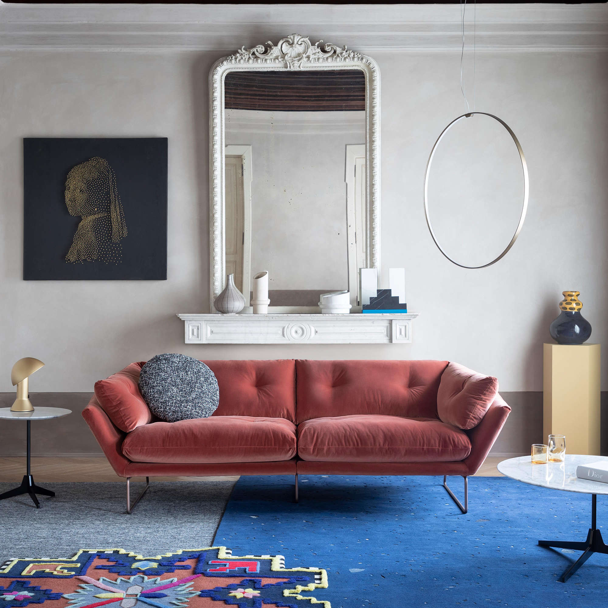 New York Suite 2701T Sofa - Fabric Top (Lario 1101)-2