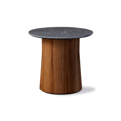 Niveau 6804 42 Side Table - Ash Brown Stained/Black Marquina