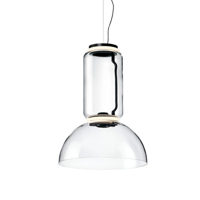 Noctambule 1 Low Cylinder  Pendant Lamp - Black