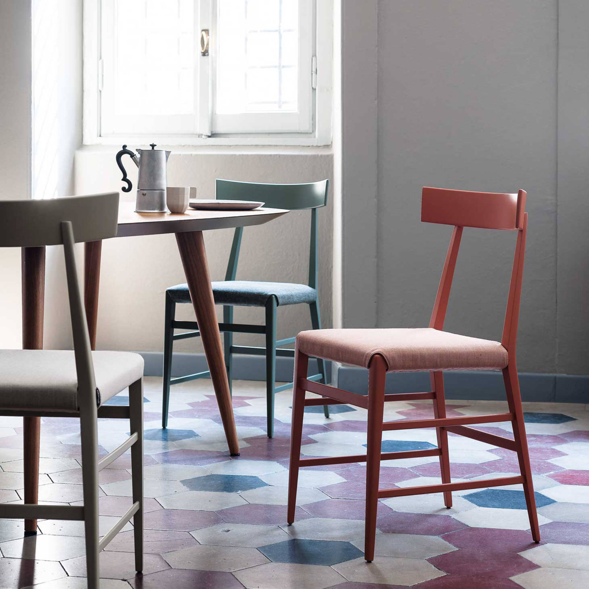 Noli Dining Chair - Fabric (Vins 27702 Cream)-2