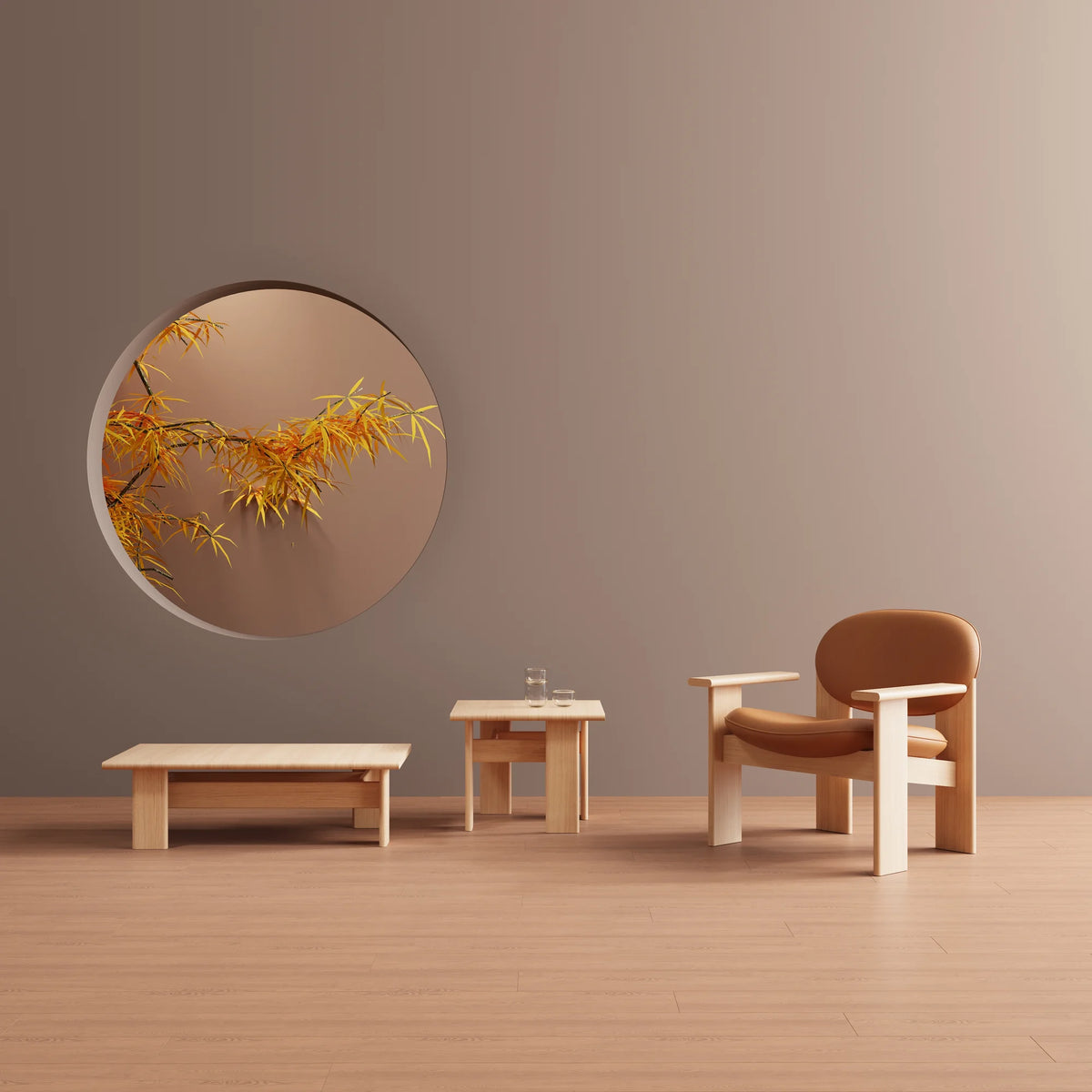 Archipen 4 Coffee Table - Lacquered Ashwood-4