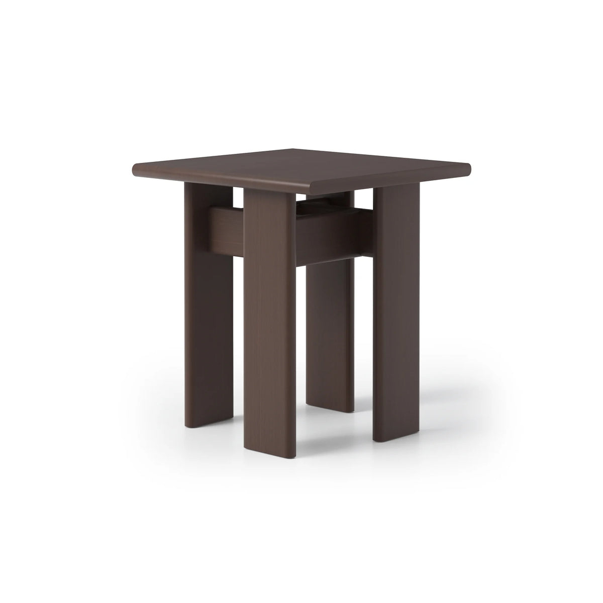 Archipen 1 Side Table - Brown Stained Ashwood-1