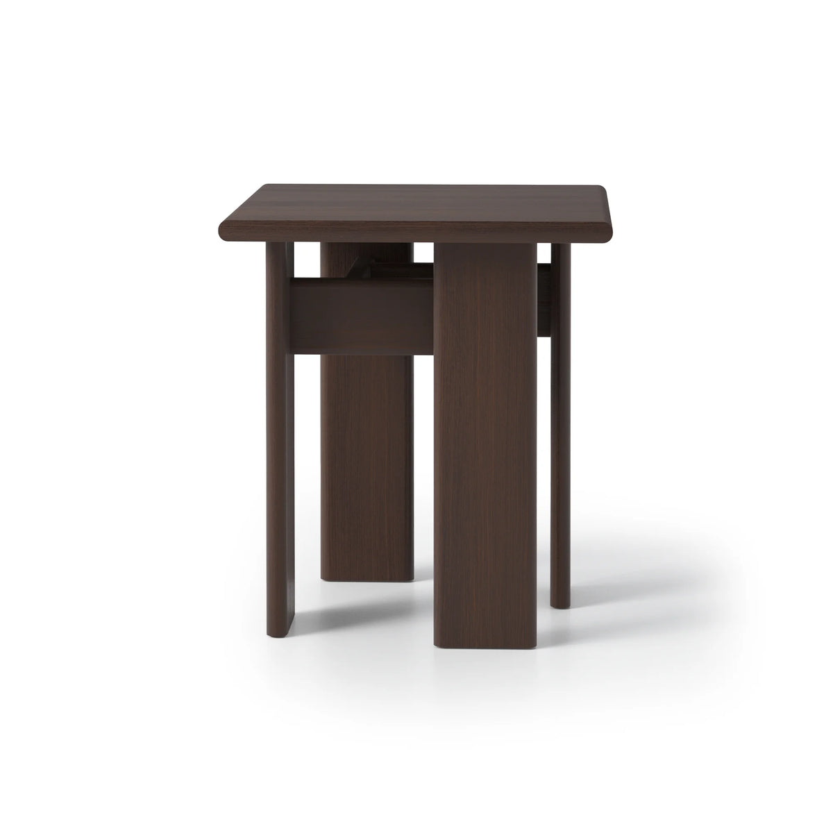 Archipen 1 Side Table - Brown Stained Ashwood-3