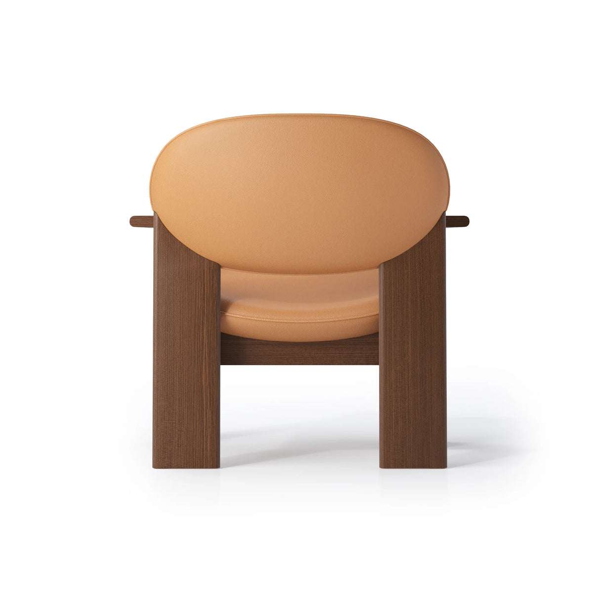 Archipen Lounge Chair - Light Brown Ashwood/Leather 2 (Cashmere Dani Biscotto)-5