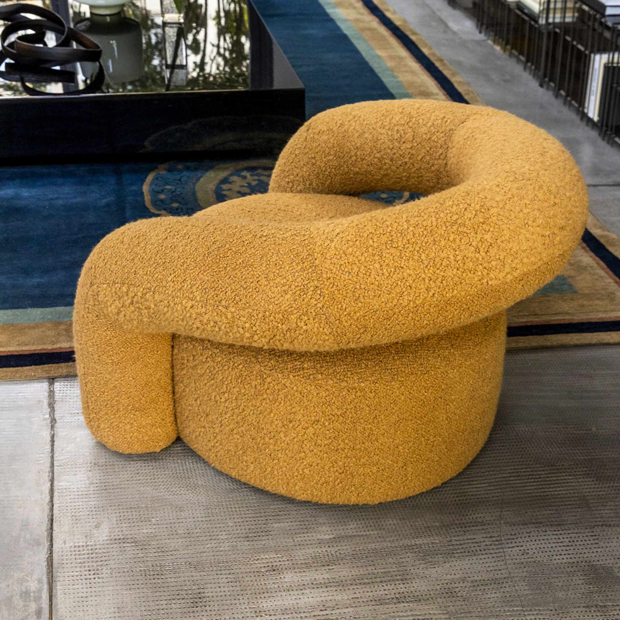 Nora MNR13B Armchair - Fabric B (T 01 Puffy)-4