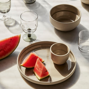 Nordic Bistro Dessert/Lunch Plate - Beige