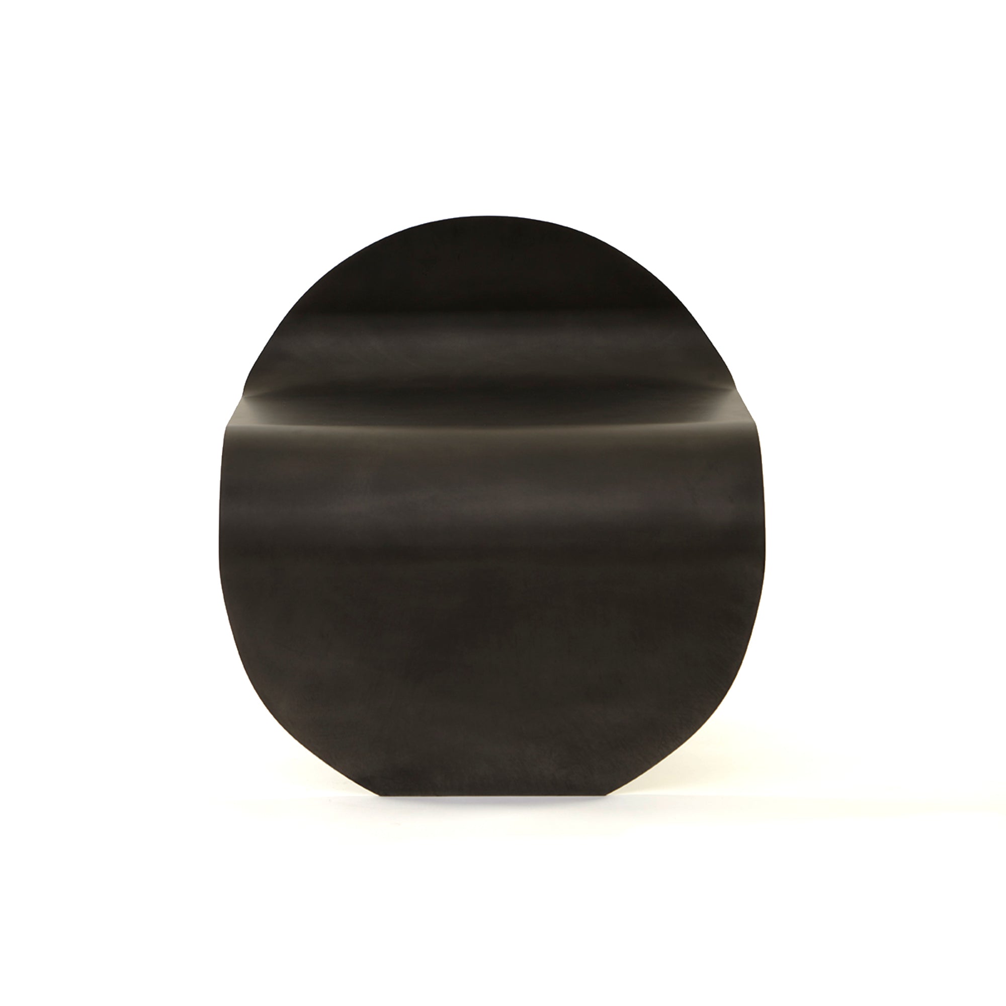 O Stool - Black Stainless Steel-3