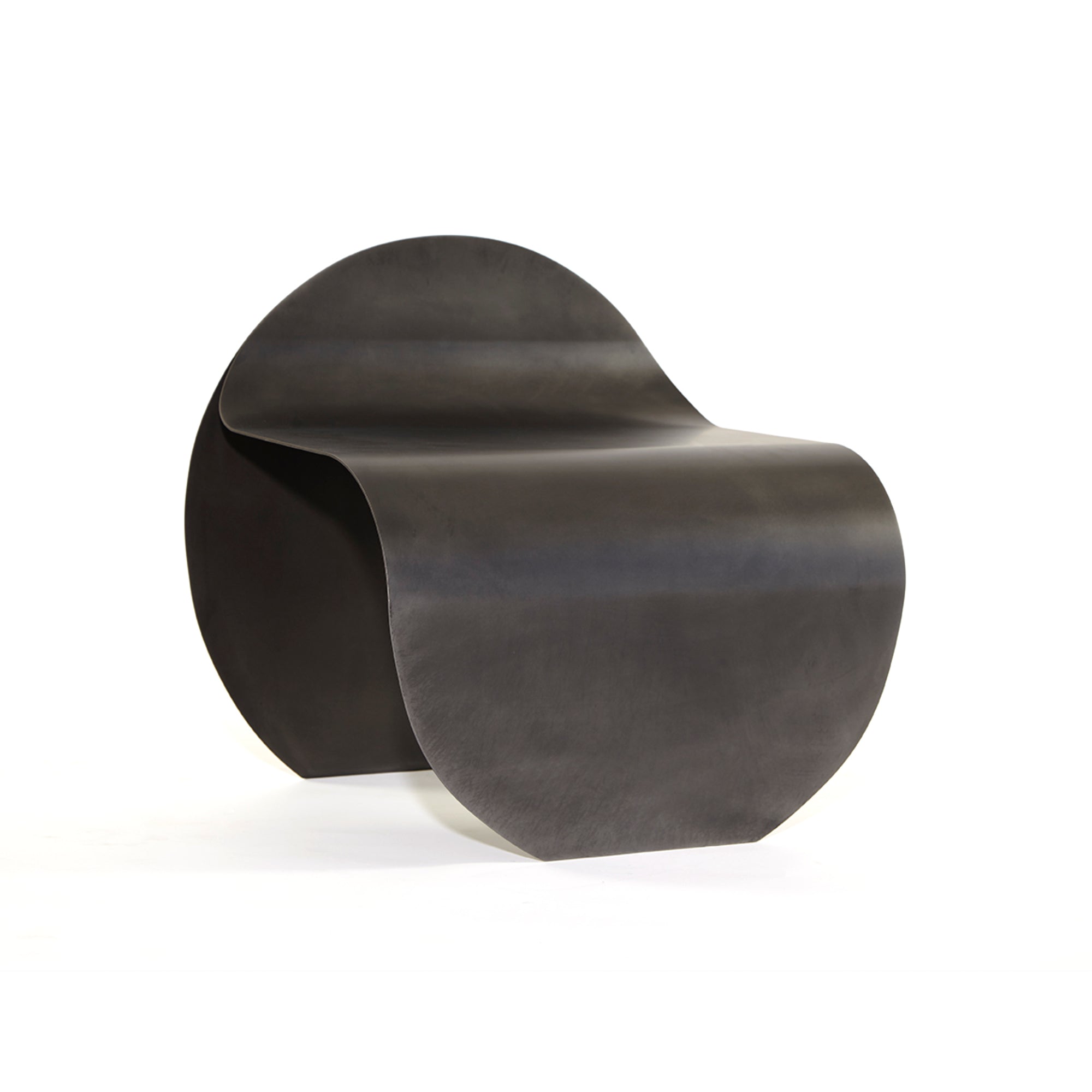 O Stool - Black Stainless Steel