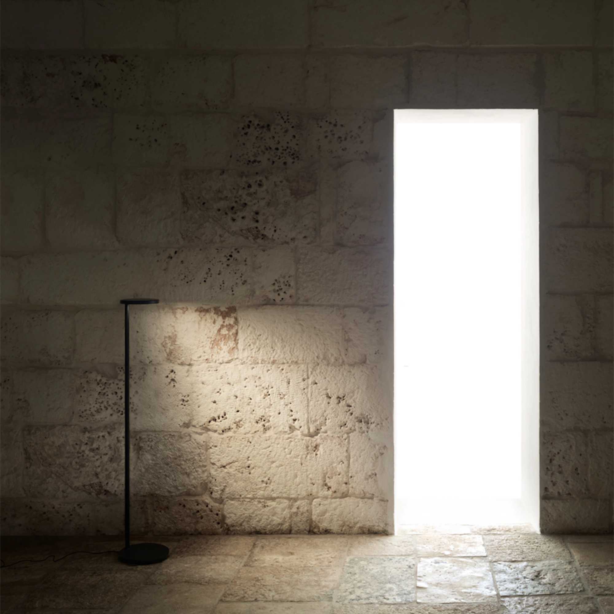 Oblique Floor Lamp - Matte Brown-4