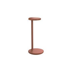 Oblique Qi Table Lamp - Matte Rust