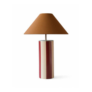 Ombrellina Table Lamp - Oxblood/Caramel