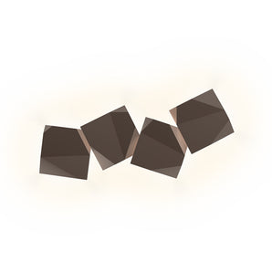 Origami 4508 Outdoor Wall Lamp - Brown D1