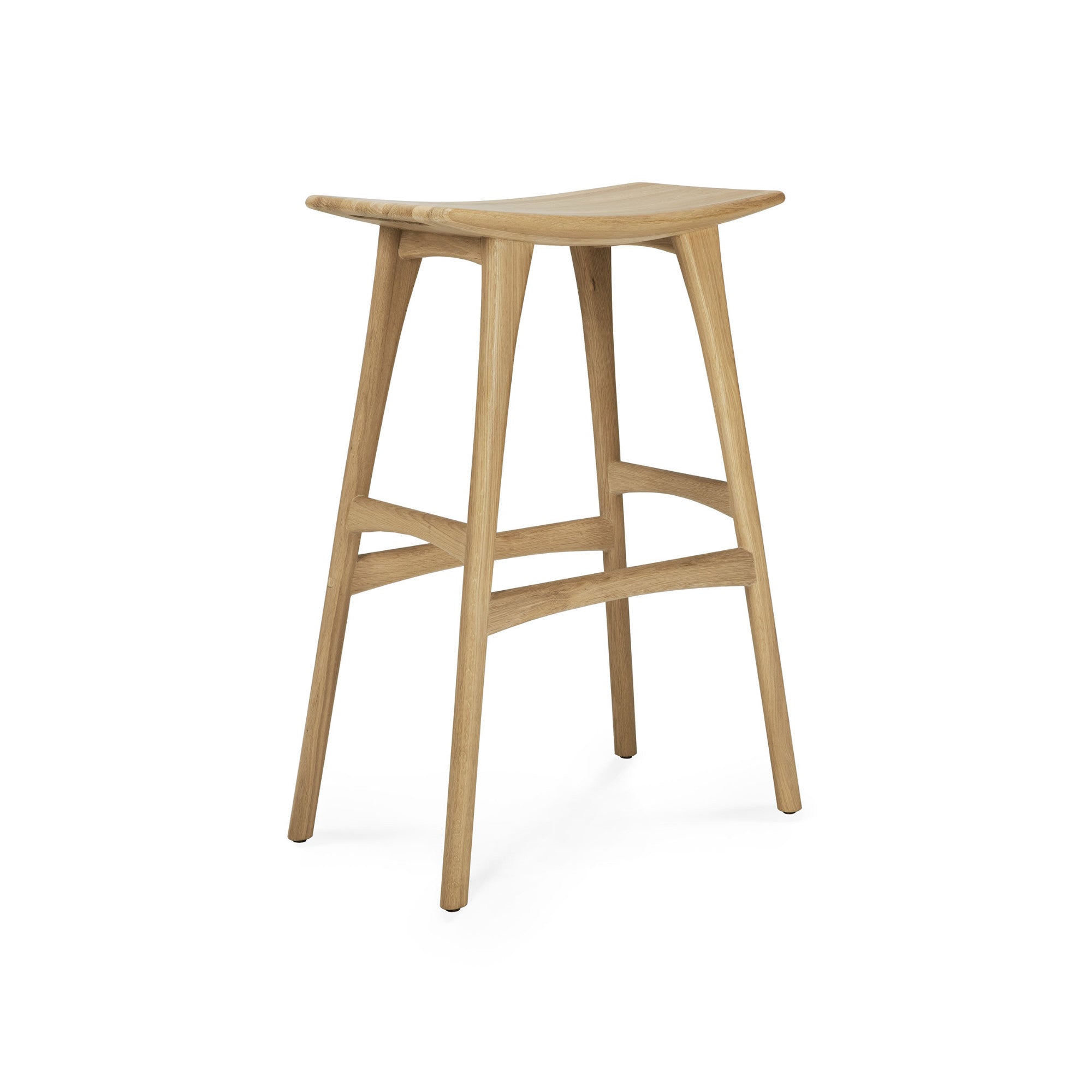 Osso 53034 Bar Stool - Varnished Oak-1